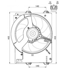 Ventilátor komplett